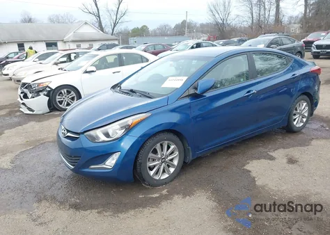 2015 Hyundai Elantra Se from USA, damaged, VIN KMHDH4AE8FU350744